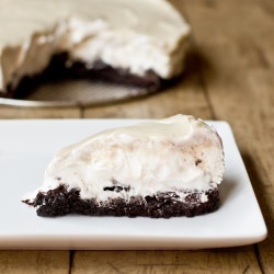 Brownie Crunch Banana Ice Cream Pie - Recipe photo by KeepItSweet