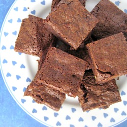 Coffee & walnut brownies - Recipe photo by sharkyovengloves