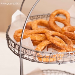 Churros con Chocolate - Recipe photo by haideekitchen