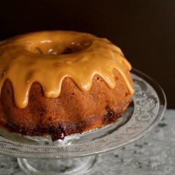Honeycomb & Banana Cake - Recipe photo by Warm Snug Fat