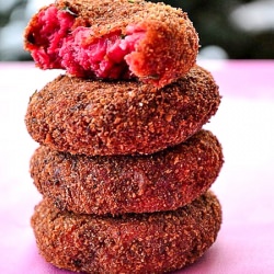 Beets Cauliflower Cutlets - Recipe photo by Sangeetha