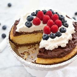 Pie Cake - Recipe photo by FoodieCrush