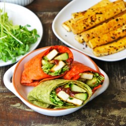 Tofu Wrap - Recipe photo by seasaltwithfood