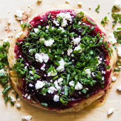 Beetroot and Feta Tarte Tatin - Recipe photo by cagsmith