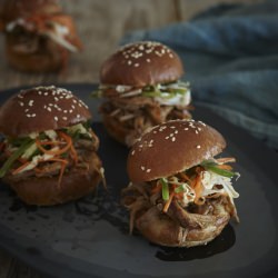 Vietnamese Pulled Pork Sliders - Recipe photo by thefooddept