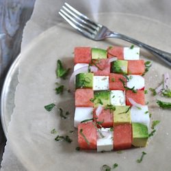 Fresh Watermelon Salad - Recipe photo by freddye