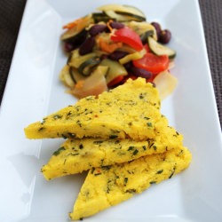 Polenta with Summer Vegetables - Recipe photo by TotallyVeg