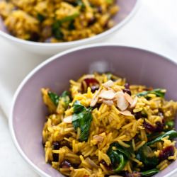 Rice pliaf with spinach - Recipe photo by Alex27