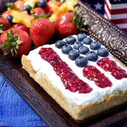 Star Spangled Waffles - Recipe photo by ourapronstrings