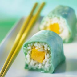 Dessert Sushi Recipe With Marzipan - Recipe photo by finedininglovers