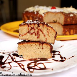 Coconut Honey Cake - Recipe photo by Flavors of Mumbai