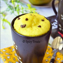 Eggless Mango Mug Cake - Recipe photo by Sangeetha