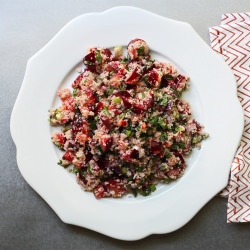Ripe Plum Tabbouleh - Recipe photo by Kitchen Konfidence