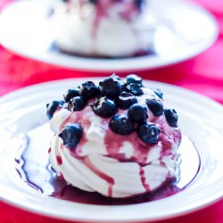 Easy Berry Pavlova - Recipe photo by haideekitchen
