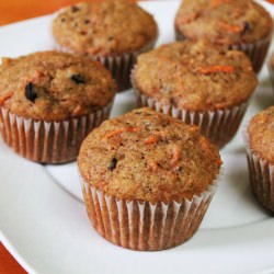 Whole Wheat Carrot Walnut Muffins - Recipe photo by livelearnloveeat
