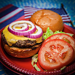 All-American Burger - Recipe photo by cookshootandeat
