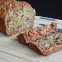 Banana Zucchini Raisin Nut Loaf - Recipe photo by trialsinfood