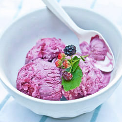 Best Raspberry Ripple Ice Cream - Recipe photo by nancy baggett-kitchenlane