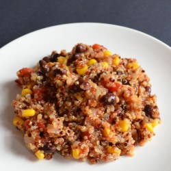Spicy Quinoa w/ Black Beans - Recipe photo by Grumpy When Hungry