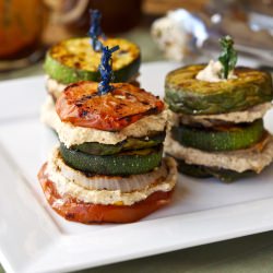 Grilled Summer Stacks - Recipe photo by Vegan Yack Attack