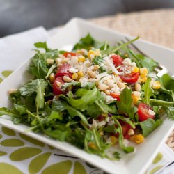 Arugula, Tomato and Corn Salad - Recipe photo by A Muse in The Kitchen