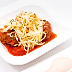 Spaghetti & Swedish Meatballs - Recipe photo by bebenyabubu