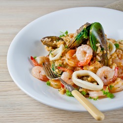 Seafood Risotto - Recipe photo by Suzanneper
