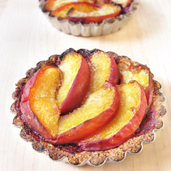 Peach & Black Raspberry Tarts - Recipe photo by simplyquinoa