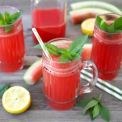 Watermelon Spritzers - Recipe photo by twopeasandtheirpod