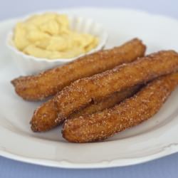 Crispy Churros - Recipe photo by veggiechick