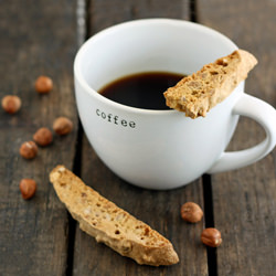 Hazelnut Biscotti - Recipe photo by thecaffeinatedkitchen