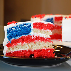 Flag cake - Recipe photo by theyeasticando