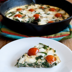 Caprese Frittata - Recipe photo by kmartinelli