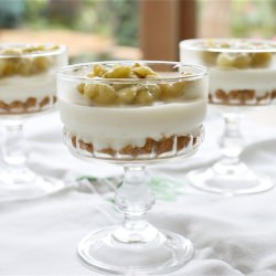 Gooseberry & Elderflower Cheesecake - Recipe photo by nutmegs seven