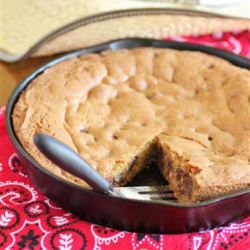 Cowboy Skillet Cookie - Recipe photo by noshingwiththenolands