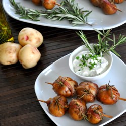 Smoked Potato Skewer - Recipe photo by Food Well Said