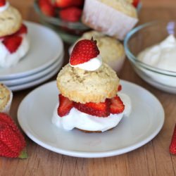 Strawberry Shortcake Muffins - Recipe photo by damndelicious