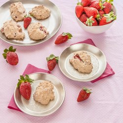 Strawberry Cloud Cookies - Recipe photo by delicieux