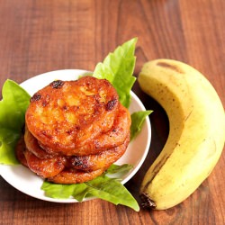 Eggless Banana Fritters - Recipe photo by Flavors of Mumbai