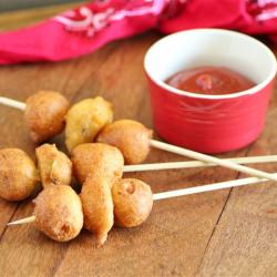 Corn Dogs - Recipe photo by noshingwiththenolands