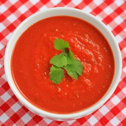 Capsicum and Tomato Soup - Recipe photo by thingsforboys