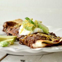Vegetarian Enchiladas - Recipe photo by claireg