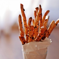 Caraway + Nigella Breadsticks - Recipe photo by maryjane