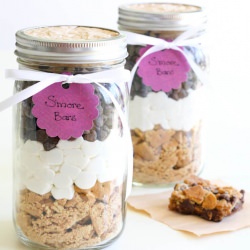 S'more Bars in a Jar - Recipe photo by eatatallies