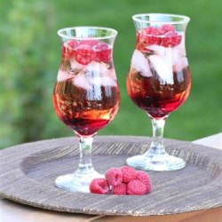 Cowgirl Raspberry Sparkler - Recipe photo by noshingwiththenolands