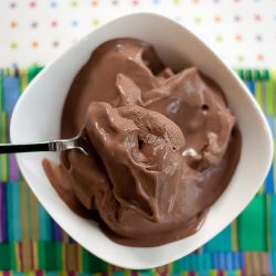 Chocolate Gelato - Recipe photo by A Muse in The Kitchen