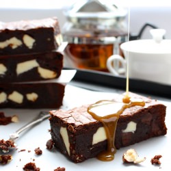 Brownies with Salted Caramel - Recipe photo by Meganns Kitchen