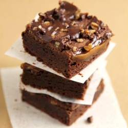 Caramel Pecan Brownies - Recipe photo by Life Made Simple