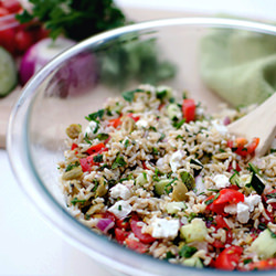Mediterranean Rice Salad - Recipe photo by FoodFitnessFreshAir