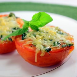 Baked Tomatoes - Recipe photo by aformercouchpotato
